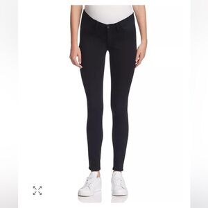 J Brand Maternity Super Skinny Jeans in Seriously Black